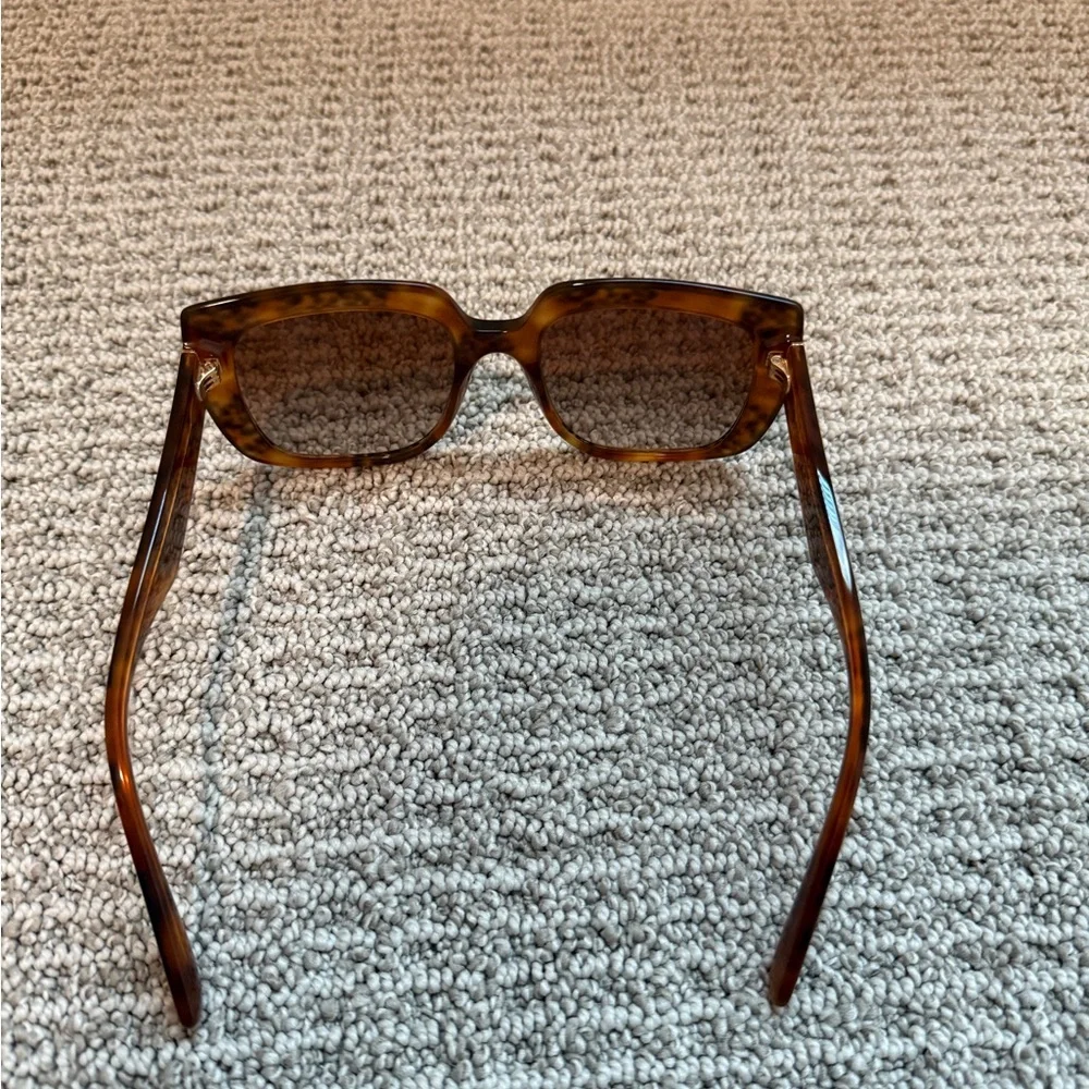 Dolce & Gabbana Havana Animal Print Shaded Sunglasses - Picture 5 of 10